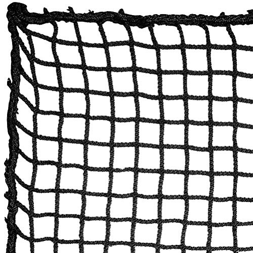 Aoneky Golf Slagnät Stora - 3x3M/3x4.5M/3x6M/3x7.5M Golfnät för Bakgård Inomhus Utomhus, 3mm Polyester Rep, Barriärnät Multisportnät för Golf Baseboll Hockey Träning, Svart (3×4,5M)