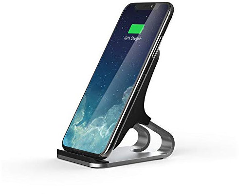 USBEPOWER - Gamme AIR PAD QI - Chargeur sans fil 10 Watts - Compatible iPhone X,XS,XR, iPhone 8, Samsung S9, Note 9,S8, S7.