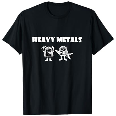 Heavy Metals – metales pesados que rocken – Nerd Ciencia Camiseta