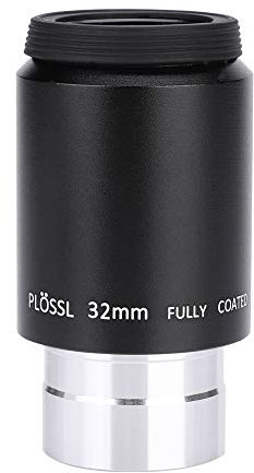 Goshyda 32mm Plossl Telescope Okular, Aluminiumlegierung + Optisches Glasmaterial Weites Sichtfeld Plossl Okular für die Beobachtung des Mondhimmels