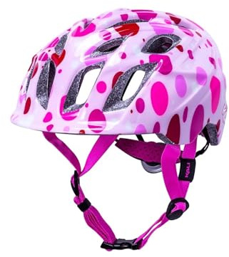 KALI Chakra Enfant Casque Jeunesse Unisexe, Confettis Rose Brillant, 45-54