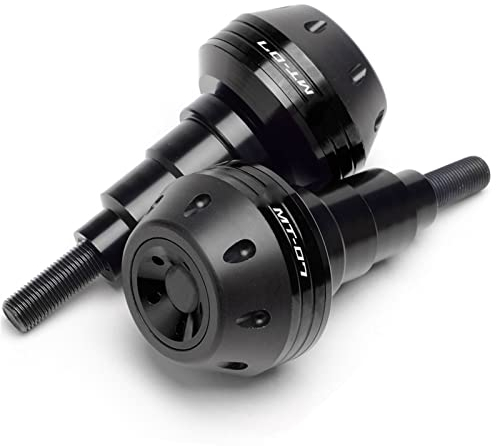 WSNFM Für Yamaha MT-07 MT 07 2021 Sturzpads MT-09 MT 09 2014-2020 MT07/MT09 Motorrad Aluminium Crash Fallschutz (Color : MT07 Black)