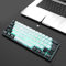 60% Kabelgebundene Gaming-Tastatur, Kompakte -Tastatur mit RGB-Hintergrundbeleuchtung, Ergonomische, Mechanische Tastatur mit 61 Tasten für PC-Gamer, Schreibkraft, Büro,