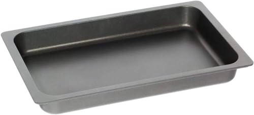 AMT Gastroguss Gastronorm AMZN-55333 - Contenitore alto GN 1/1 liscio, non induzione, 53 cm x 32,5 cm, altezza 5,5 cm, senza manici, finitura antiaderente Lotan®