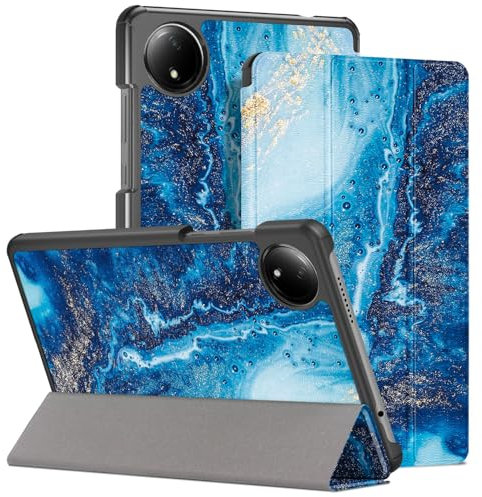 HEISHAYU Custodia per Xiaomi Redmi Pad SE 4G 8.7 Pollici Tablet 2024, Cover con Funzione Auto Sleep/Wake,Z-Onde