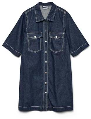VERO MODA Female Jeanskleid VMFENJA Kurzes Kleid