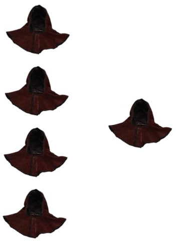 Gadpiparty 5 Piezas sombrero de soldador de capa tapa guantes de jardín de los hombres gorro soldador gorro de soldar campana de soldadura retardante de gorras de soldadura para mujer