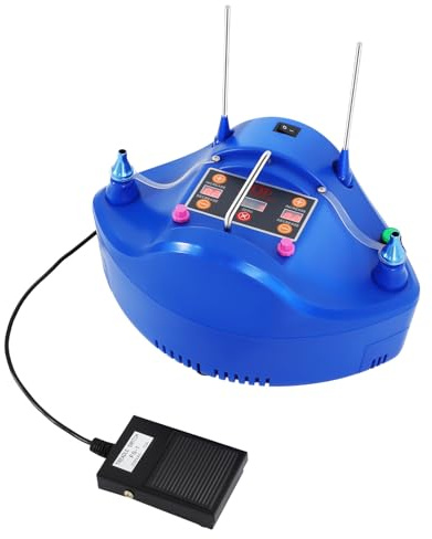 Elektrisk ballongpump 1 200 W, med kontrollpanel, tidsinställningsintervall: 0–9,9 s, 3-3,5 PSI, vindkraft 500 l, för fest, bröllop, juldekoration