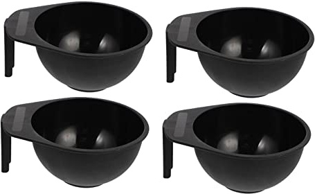 OFFIGAM Ciotola Per Tinta Chioma in Plastica Set 4 Pezzi Ciotola Per Miscelazione Colori Riutilizzabile Strumento Per Domestico Resistente