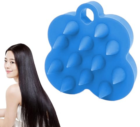 Kopfhautbürste - Manuelle Weiche Silikon Massagehilfe | Duschhaarbürste - Für Die Haarpflege Und Kopfmassage Von Frauen Mit Shampoo Unter Der Dusche Zur Entspannung Und Gesundheitspflege Im Bad