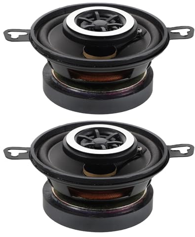 BESPORTBLE 2pezzi Altoparlante Auto Pz Tweeter Cupola Alta Efficienza Altoparlanti Stereo per Auto Ricambio Clacson Aftermarket Clacson Elettrico Coassiale