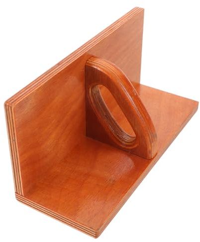 Homsfou Bloque De Empuje De Madera Para Cortadora De Papel Herramienta De Seguridad De Oficina Para Corte Preciso De CartóN Y Manualidades Empujador ErgonóMico Para Scrapbooking Y Corte Rotativo