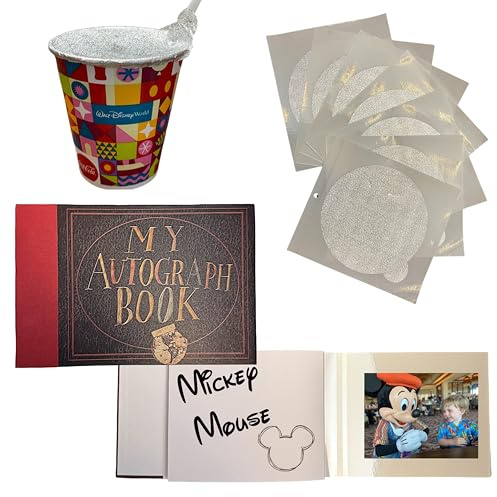 Universal Cup Lids (50 Pack) & Autograph Book Photo Album Combo