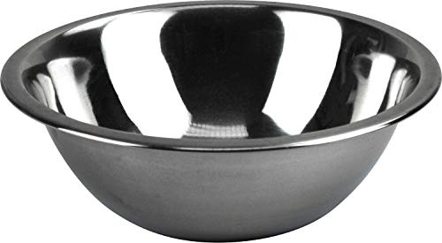 Sterling Ventures Stainless Steel Deep Salad Mixing Serving Bowl 34cm