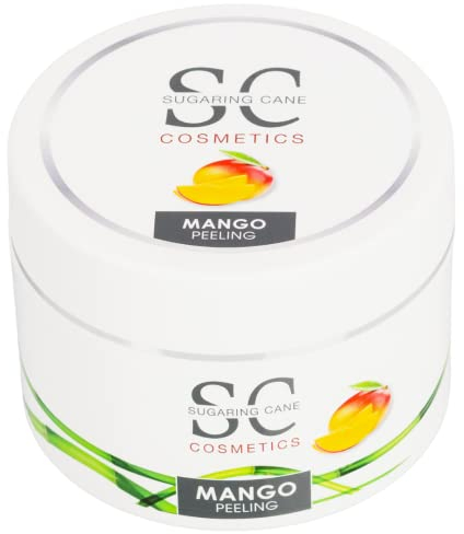 Sugaring Cane Zucker-Peeling | Sugar Body Scrub ohne Konservierungsmittel | Dusch- & Körperpeeling | Mango, 200 ml