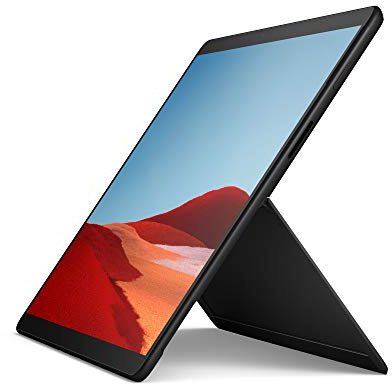 Microsoft Surface Pro X Ordinateur Portable (Windows 10, écran tactile 13, processeur Microsoft SQ1, 8 Go RAM, 256 Go SSD, 4G+, Noir) PC Hybride, ultrafin et toujours connecté
