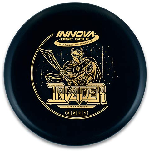 Innova Disc Golf DX Invader Disc Golf Putter and Approach Disc 173-175g (Colors Will Vary)