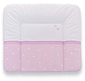 SET Träumeland Baby Wickelauflage Folie bedruckt 75x85 cm & Windel Blaubär/weiche Wickelunterlage Wickeltisch abwaschbar/Wickeltischauflage Junge und Mädchen ab 0 Monate