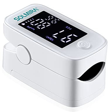 SOLMIRA Oxímetro de Pulso de Dedo, Alta precisión, Resultado Rápido, Incluye Cordón
