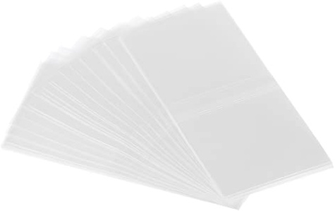 PATIKIL 250Pack Perforierte Folie PVC Schrumpfband für Kappe 2.28 zu 2.4 98x50mm Klar