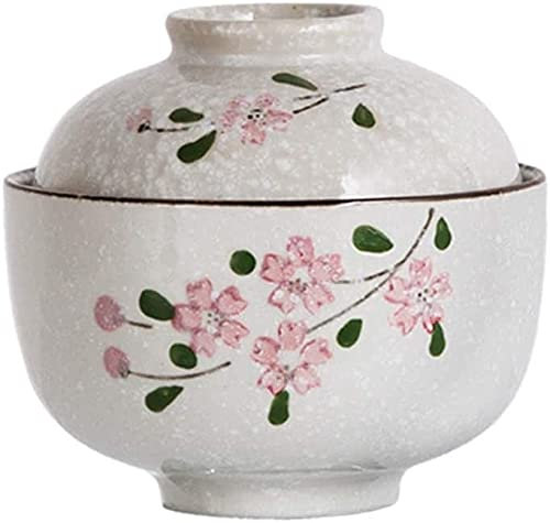 Sudemota Piatto da Cena Ciotole Ciotola, Scodella con Coperchio, zuppiera in Ceramica, stufato casalingo, Scodella in Ceramica