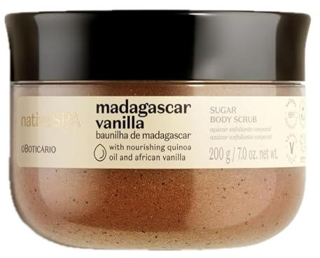 O Boticário Nativa SPA Exfoliante Corporal Vainilla Cuerpo Mujer Body scrub, 200g