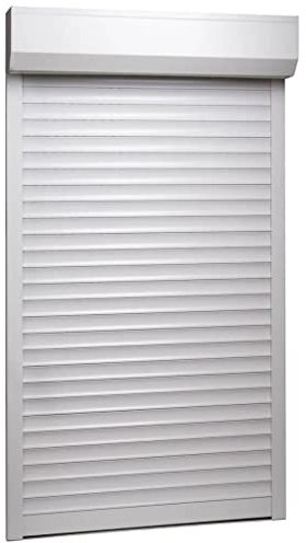 SKM Tapparella Avvolgibile in Alluminio 110x220 cm Bianca (12,08KG)