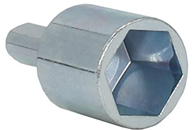 COSMEVIVI Schlagschrauber-Adapter Aus Verchromtem Kohlenstoffstahl Für Scherenwagenheber Kompaktes Design Einfache Installation Mit Stecknuss Für Bohrmaschinen Zum Heben Und Senken