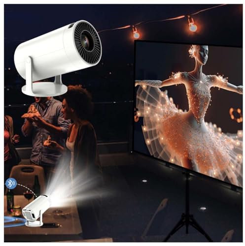 Battery Powered Projector Mirroring Same Screen Function, Video Projector Projector With Wifi And Bluetooth, Mini Phone Projector Camping Projector