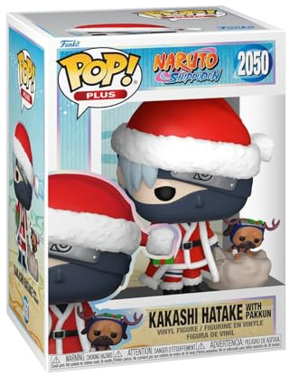 Funko POP! Plus: Naruto Shippuden - Kakashi Hatake (Holidays) | Offizielles Anime Merch - Vinyl Sammelfigur als Regal Deko - Geschenkidee zum Geburtstag für Fans und Sammler