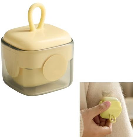 Kighdel Reusable Lint Roller Portable Mini Gel Lint Roller Reusable Washable Enjoy Cloth Ball Remover Easily Remove Hair from Clothes Sofas Beds and Car Seats
