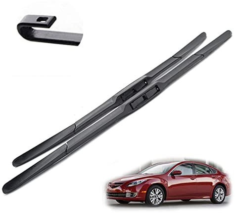 LHD Front Wiper Blades,For Mazda 6 GH1 MK2 2007 2008 2009 2010 2011 2012 Car Windshield Windscreen Front Window Wiper 24+16