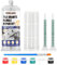 WEILAOK Marble Repair Kit, Ceramic Sink repair Kit, Ceramic Tile Repair kit, Suitable for Marble, Granite, Tile Repair, Repair Cracks, Scratches, Holes, 6 Colors Of Paint and Brush, 50 Ml