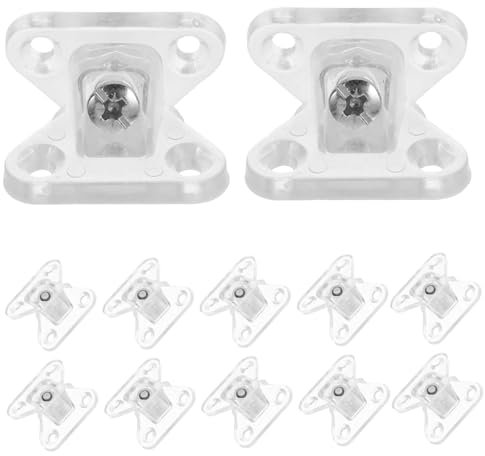 DIYEAH Soporte de Esquina Extraíble 24 Pcs Zincado para Muebles Soporte L para Estantes y Gabinetes Duradero y de