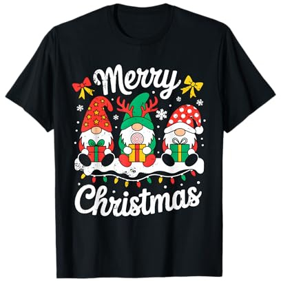 Frohe Weihnachten Wichtel Xmas GNOME Weihnachtsfeier Familie T-Shirt