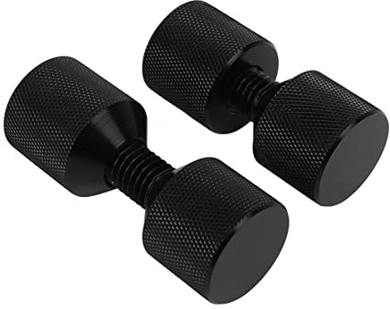 Set Spessori Per Flange 2 Fori, Alluminio Anodizzato Nero, 2 Pezzi 1 - 1 / 8in - Allineamento Preciso, Design Ergonomico, Per Flange ASME 150LB Da 1 / 2in a 14in