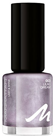 Manhattan Last & Shine Holographic Nail Polish, Farbe 003 Lilac Dream, Nagellack mit holographischem Effekt, 1er Pack (1 x 8 ml)