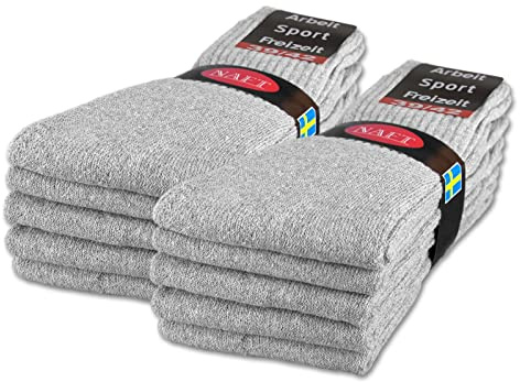 sockenkauf24 10 | 20 | 30 Paar Sportsocken Tennissocken Arbeitssocken Herren & Damen Socken Baumwolle (39-42, 10 Paar | Hellgrau)