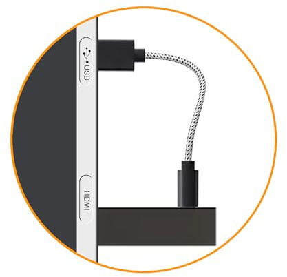 Beyork USB Power Cable for Fire Stick, Adapter Cord Plug Replacement, Powers Amazon FireStick Directly from TV USB Port, Eliminates The Need for a Charger