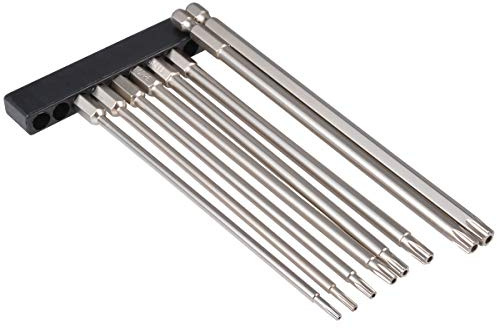 KATUR 8 Stücke Sechskantschaft Magnetic Star Torx Sicherheitskopf Schraubendreher Bits Set für PC, Brille, Handy, Laptop, Uhr Reparatur (150mm Länge)