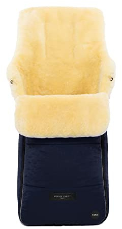 Chancelière AROSA LUXE en peau de mouton pour poussette de WERNER CHRIST BABY – Universelle douillette pour bébé, fourrure médicale, comme matelas à langer et housse pour poussette - couleurs au choix