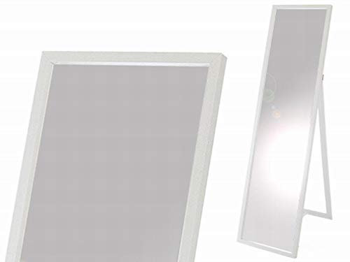 Gerimport Espejo de pie Blanco Medidas 32,5x4x123 cm