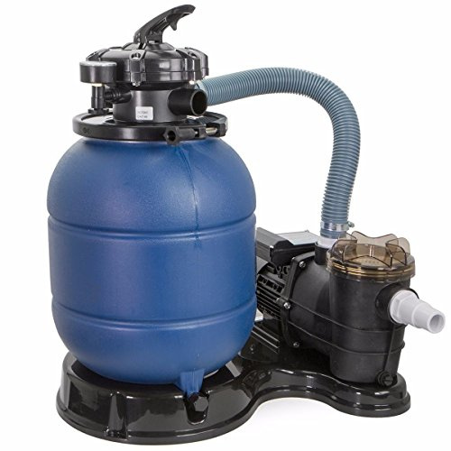 XtremepowerUS 13 Sand Filter Above Ground Pools Pump 2400GPH 4-Way Valve Swimming Pool with Pool Pump 10,000GAL Capacity