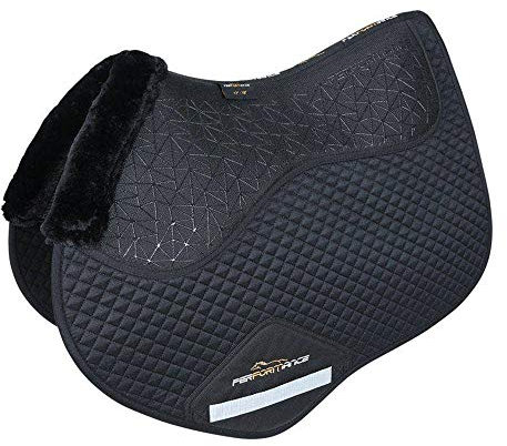 Shires Performance Fusion Hopp Sadelduk, SVART, 17-18