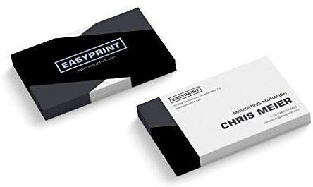 500 Visitenkarten drucken | Stripes | 2-seitig | Querformat | Farbe + Papier zur Auswahl | personalisieren | Industrie | Produktion | Management | Geschäftsführer | Handelsvertreter (Schwarz)