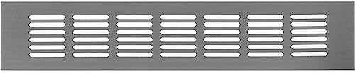 60x300mm Aluminium Silber Lüftungsgitter Gitter für Belüftung - Abluftgitter - Alu-gitter