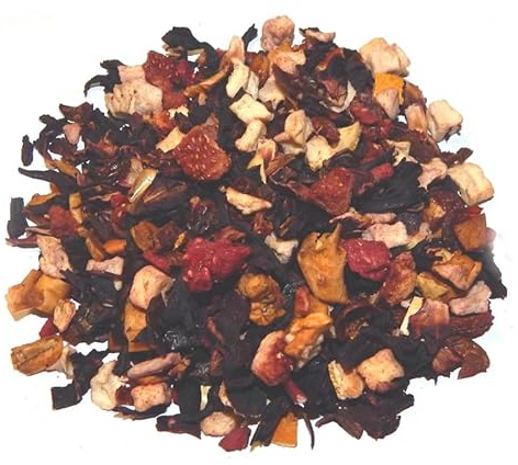 Tee-Express Erdbeer-Himbeer Früchtetee mit heimischem Erdbeer-Himbeer-Geschmack - loser Tee (100g)