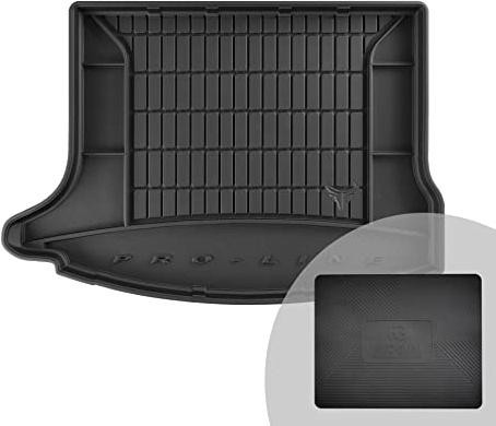 FROGUM ProLine 3D Gummimatte Exklusive Auto Kofferraummatte Kofferraumwanne für Mazda 3 III 2013-2018 | Bequemer Organiser | Die höchsten Kanten
