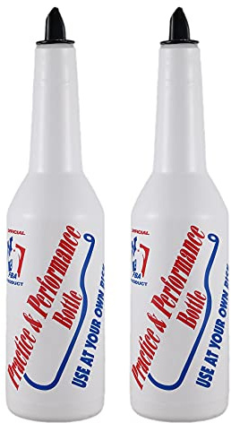 2X Flair Bartender Bartending Práctico Bar Pub Botella de vino Coctelera - Blanco
