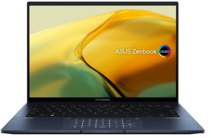 ASUS ZenBook 14 OLED UX3402VA-KM208W - Ordenador Portátil 14 WQXGA+ 90Hz (Intel Core i5-1340P, 16GB RAM, 512GB SSD, Iris Xe Graphics, Windows 11 Home) Azul Ponder - Teclado QWERTY español